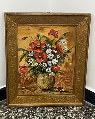 Quadro con cornice in legno