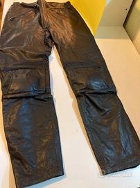 pantaloni AXO in pelle da moto tg. 54