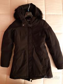 Giubbotto parka vera piuma collo pelliccia NORWAY