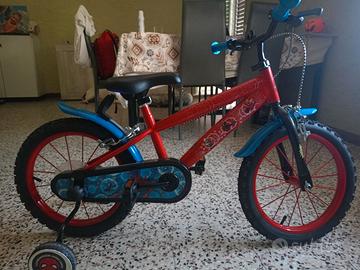 Bicicletta spiderman marvel