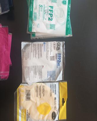 Mascherine FFP2 e chirurgiche imbustate