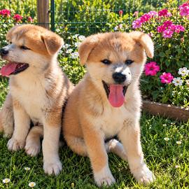 Cuccioli di akita inu