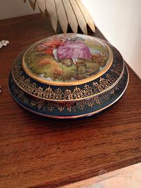 Cofanetto vintage ceramica Limonges