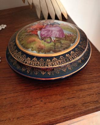 Cofanetto vintage ceramica Limonges