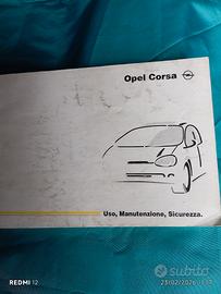 libretto Opel Corsa 1998