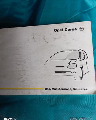 libretto Opel Corsa 1998