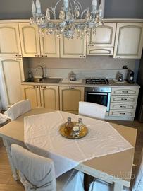 Cucina completa di piano cottura Lungh  330 h 220 