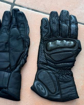 Guanti moto in pelle tg M /8,5
