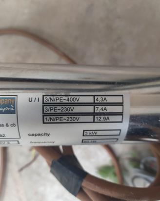 Riscaldatore piscina Max Daprà Evo 3 kw