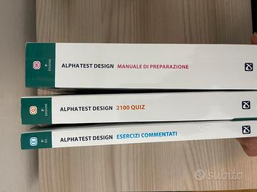 ALPHA TEST. DESIGN. MANUALE DI PREPARAZIONE : : Books