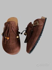 sabot marrone donna n 40