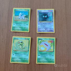 lotto carte Pokémon vintage set base italiano Gast