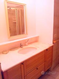 Piano per lavabo in marmo