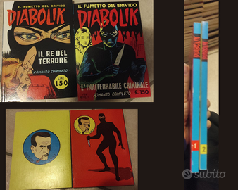 Diabolik -170 numeri (incluse ristampe nr 1 e 2 )