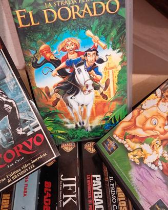 lotto VHS Disney, azione, horror, videocassette 