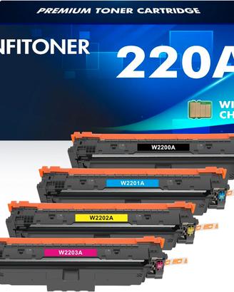 TONER PREMIUM SET COLOR HP 220A 4PK Colori
