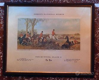 Stampe Inglesi - Caccia alla volpe Vintage