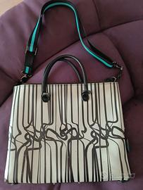 Gabs Experience G3 Plus M Borsa bianco/nero