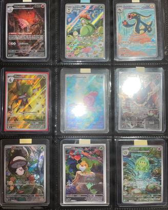 Carte Pokémon illustrazioni rare vari set