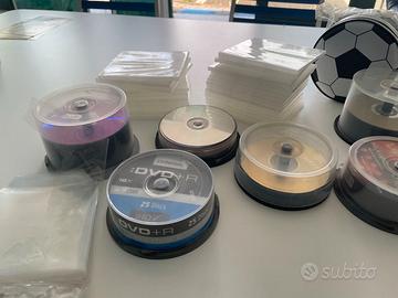 DVD-R con custodie e varie