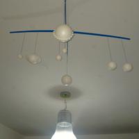 Gancio a soffitto con pianeti