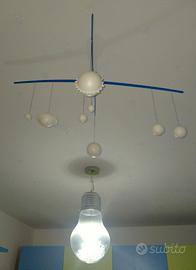Gancio a soffitto con pianeti