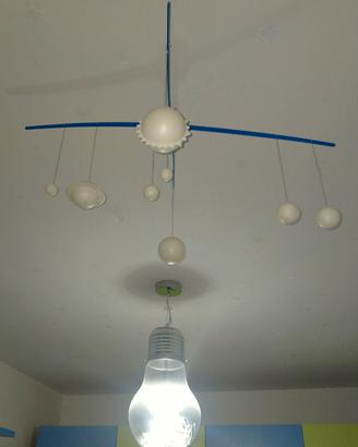 Gancio a soffitto con pianeti