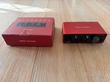 Scheda audio Scarlet Solo NUOVISSIMA