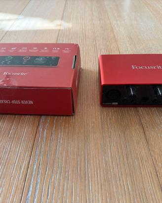 Scheda audio Scarlet Solo NUOVISSIMA