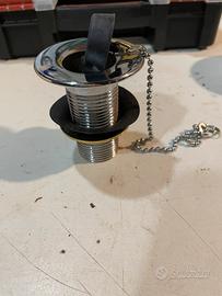 Piletta lavandino con tappo in gomma