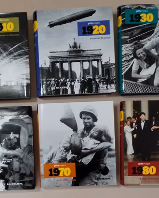 Lotto 10 libri raccolta fotografica storici