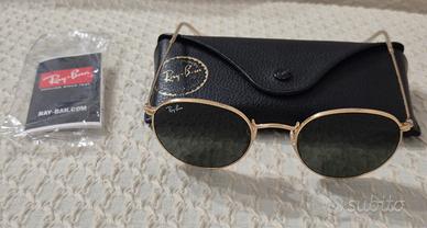 occhiali da sole ray ban round metal