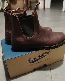 Scarponcini Blundstone Pelle Chelsea Marrone