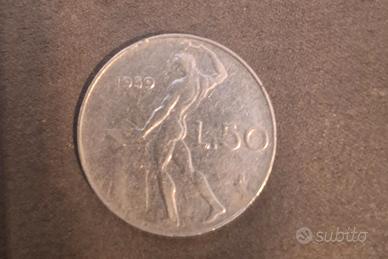 Moneta L.50 DEL 1959