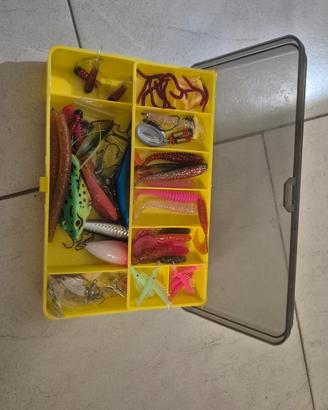assortimento esche artificiali