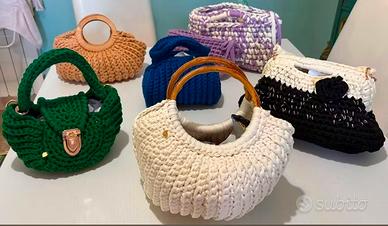 borse all uncinetto clutch