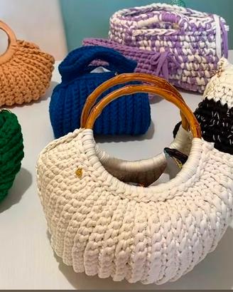 borse all uncinetto clutch