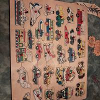 Incastri puzzle legno