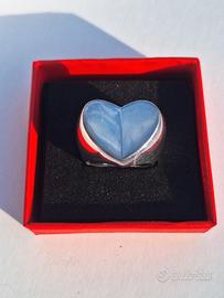 Anello argento a forma di cuore