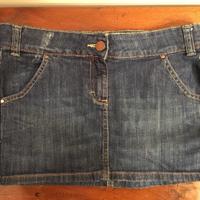 Gonna jeans denim