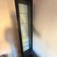 Vetrinetta porta bicchieri a muro nera