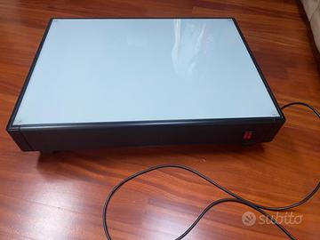 Tavolo luminoso professionale lightbox con rotelle