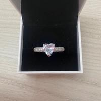 Anello in argento con cuore