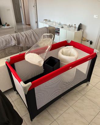 Lettino da campeggio Prenatal con materasso