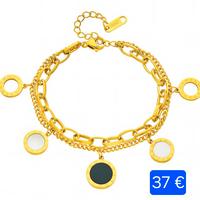 Bracciale placcato oro 18k