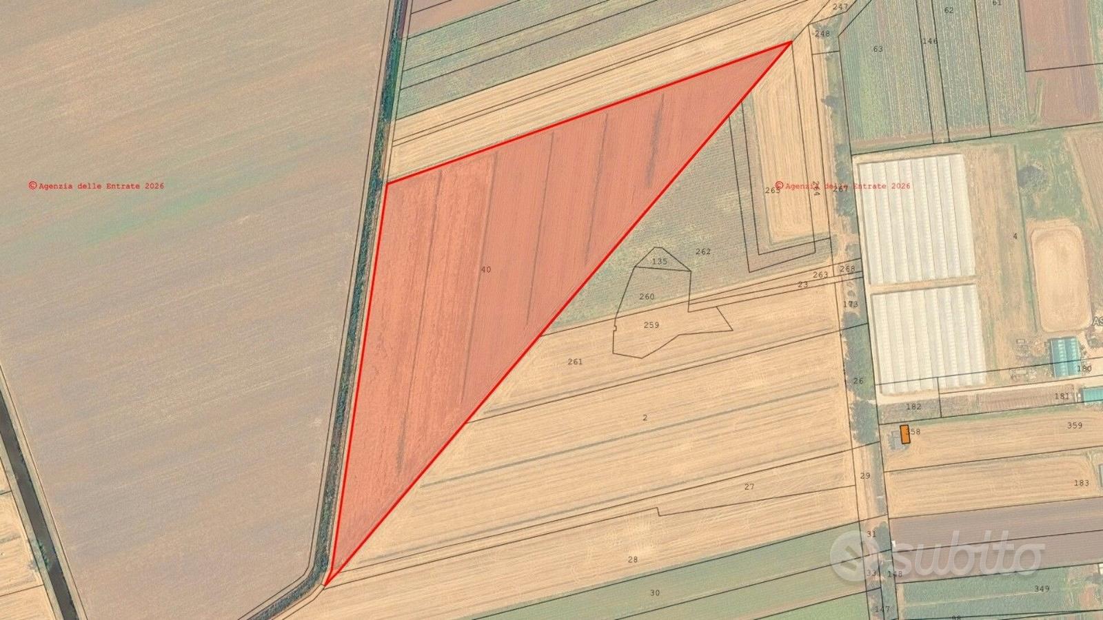 Terreno agricolo di 3 ettari pianeggiante - Vista 3