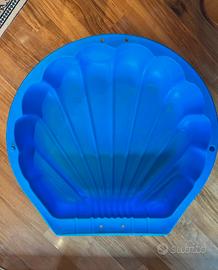 Piscina/Sabbiera a Conchiglia Blu  gioco bambini