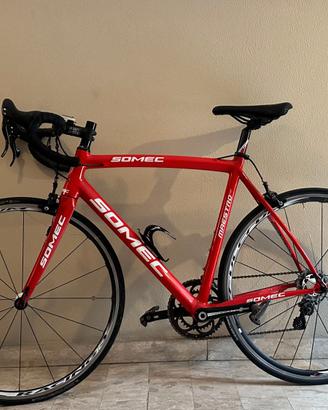 BICICLETTA da corsa Somec Maestro rossa