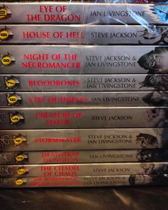 Fighting Fantasy librogame originali Steve Jackson