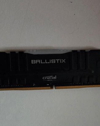 RAM Crucial Ballistix rgb DDR4 8GB 3000MHz cl16